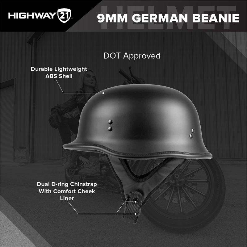 9MM German Beanie Helmet