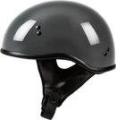 .357 Solid Half Helmet