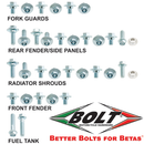 Beta Full Plastic Fastener Kit