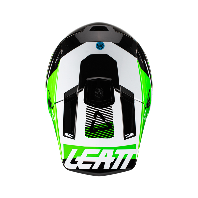 Junior Moto 3.5 V22 Black Helmet