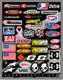 Helmet Logos Decal Sheet