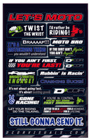 MX Kids Moto Decal Sheet