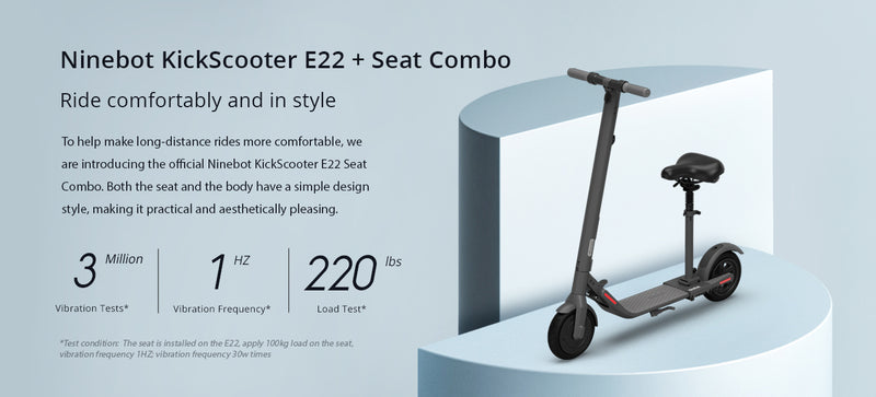 Ninebot KickScooter E22 With Seat