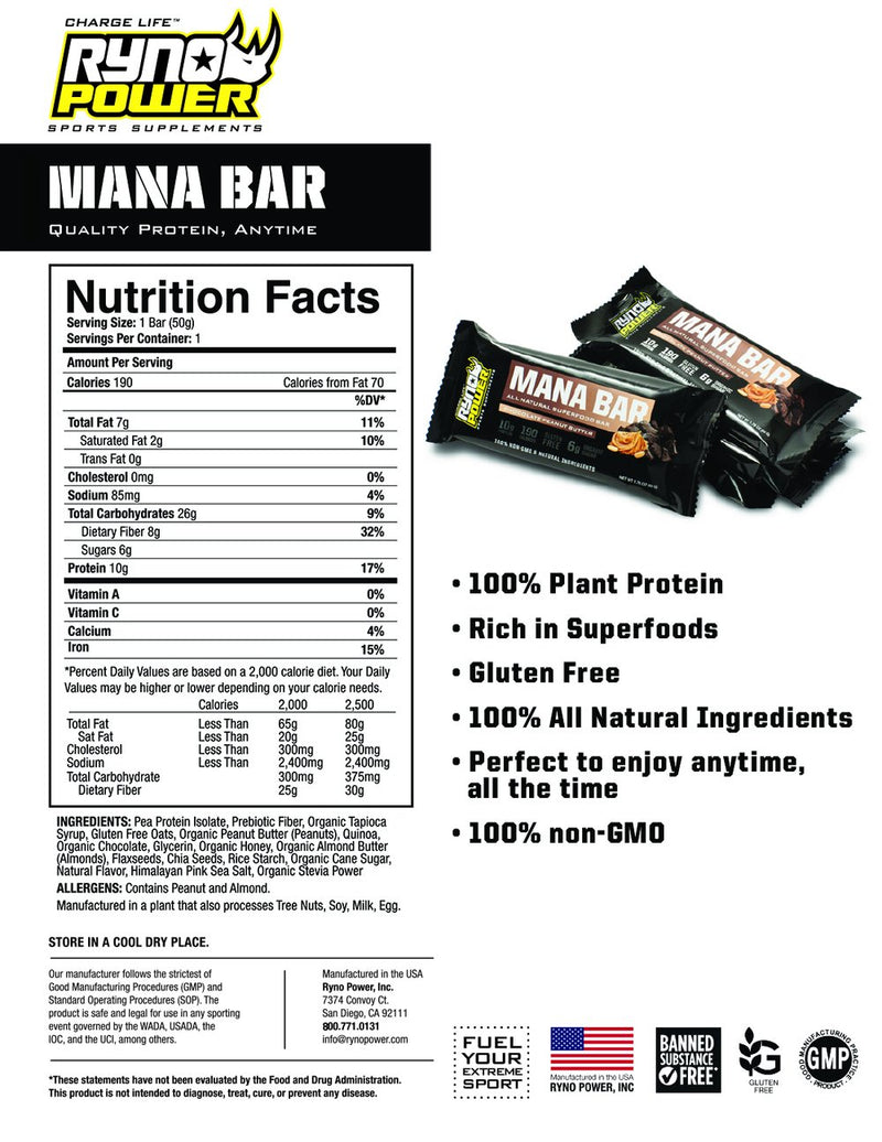 Mana Protein Bar (each)