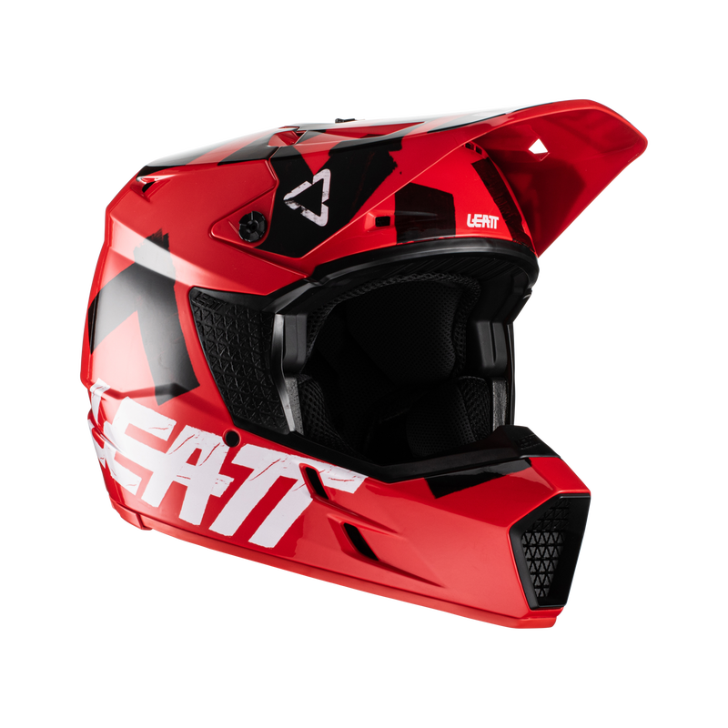 Junior Moto 3.5 V22 Red Helmet