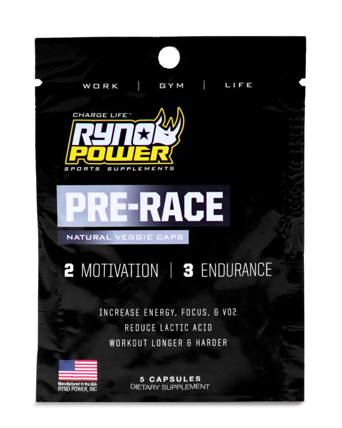 Pre-Race Motivation & Endurance Supplement Combo Pack