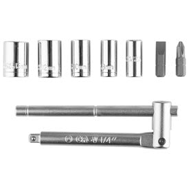 Folding Mini T-Handle Set 1/4" Drive